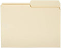 Amazon Basics Manila File Folders, Letter Size, 1/2 Tab in Left and Right Positions, 8.5" x 11", 36-Pack by AmazonBasics