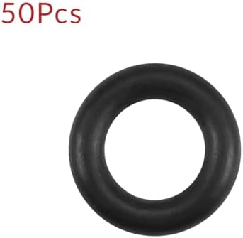 Nitrile Rubber O-Rings 7.6mm OD 4mm ID 1.8mm Width, Metric Sealing Gasket for Plumbing, Gas, Automotive and Faucet Repair, Pack of 50 - Image 2