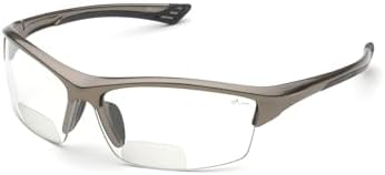 Elvex DeltaPlus Bifocal Safety Glasses RX-350, +1.0 Diopter (WELRX350C10) by DeltaPlus