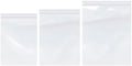 Plymor 9" x 12" (100), 10" x 13" (100), 12" x 15" (100), 4 Mil Variety Pack Heavy Duty Zipper Reclosable Plastic Bags by Plymor