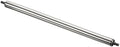 PATIKIL Conveyor Roller 1" Diameter 24" Length, Stainless Steel Gravity Transmission Replacement Part Galvanized End, Silver by PATIKIL