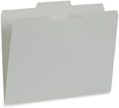 Blue Summit Supplies 100 File Folders, Letter Size, 1/3 Cut Tab, Grayscale - Image 6