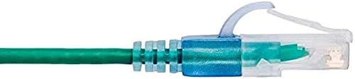 Monoprice Cat6A Ethernet Patch Cable - 1 Feet - Green (10 Pack) Snagless RJ45 550Mhz UTP Pure Bare Copper Wire 10G 30AWG - SlimRun Series - Image 4
