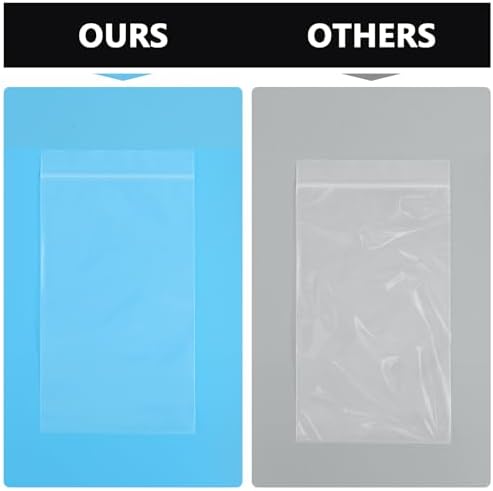 1000 PCS 3" x 5" Small Plastic Bags 2 Mil Mini Clear Plastic Poly Bag - Image 4