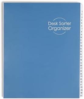 Smead Desk File/Sorter, Daily (1-31), 31 Dividers, Letter Size, Blue (89294) (Pack of 5) - Image 5