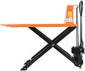 Tory Carrier Manual Scissor Pallet Jack Hand Truck Lift 2200lbs Capacity 45" Lx21 W Fork, 3.3'' Lowered, 31.5'' Raised Height for Open Bottom Pallet by TTORYCARRIER