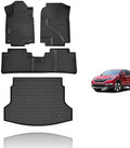 KELCSEECS Floor Mats & Cargo Liner for 2012 2013 2014 2015 2016 Honda CR-V LX/SE/EX(No Subwoofer)(Not Fit for CRV Touring) Car Mats Cargo Mat Trunk Mat Honda CRV Floor Mats Accessories by KELCSEECS