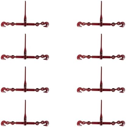 (8 Pack) Ratchet Binder 3/8"-1/2" fits 38 & 12 Chain G70 Flatbed Binders 9200 WLL by MyteeProducts