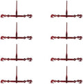 (8 Pack) Ratchet Binder 3/8"-1/2" fits 38 & 12 Chain G70 Flatbed Binders 9200 WLL by MyteeProducts