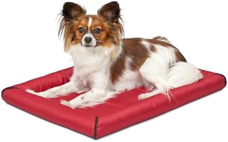 MidWest Homes for Pets Ultra-Rugged MAXX Dog Bed, Water Repellant, Easy Wipe Clean, Super Durable, Fits 24-inch Dog Crates, Red, 23L x 18W x 3H inches by MidWestHomesForPets