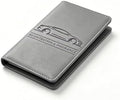 Car Registration and Insurance Holder, Vehicle Document Organizer with Secure Magnetic Closure, Automotive Glove Box Organizer for License, Cards & Essential Paperwork (Gray, 1PCS) by Unknown