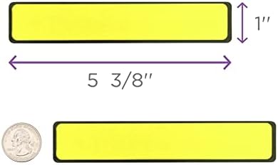 Carstens Adhesive Sticker Labels, 5 3/8” x 1”, Binder Labels for 1” Ring Binder Spines, Roll of 200, Multicolored, 4 Pack - Image 4