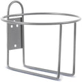 GREY - Round One Gallon Jug Wall Mount Rack – Heavy-Duty Steel Holder for Hand Sanitizer, Hand Soap, or Liquid Detergent – Space-Saving Commercial Bottle Storage Organizer by TCDParts