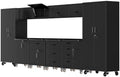 10-Piece Garage Storage Cabinets System Heavy Duty Workshop Set by FLIXELIO