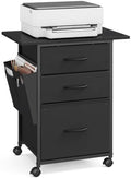 VASAGLE 3-Drawer File Cabinet, Mobile Printer Stand with Storage by VASAGLEbySONGMICSHOME