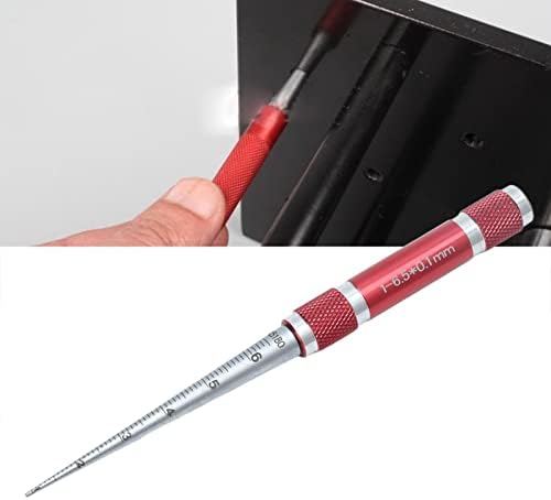 Hole Tapered Ruler, Taper Aperture Gauge Stainless Steel Conical Inner Diameter for Plastic Tubes DIY Equipment Thin Walled Parts DIY Hardware 1‑6.5mm Inspection Measurement Tool - Image 3
