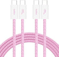 Belkin USB C to USB C 60W Braided Cable 2 Pack, 6.6ft iPhone Charger Cord by Unknown