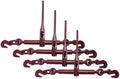 (4 Pack) Mytee Products 5/16"-3/8" Heavy Duty Ratchet Chain Binder w/Grab Hooks 5,400 Lbs Working Load Limit | Tie Down Hauling Chain Binders for Flatbed Truck Trailer by MyteeProducts