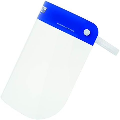 Jackson Safety Disposable Face Shield Mask, 14360 - Pack of 25 - Disposable for Medical Protection, Healthcare Workers, Full Coverage for Men, Women, 8.66”x 12.5”, Splash and Fog Resistant Window - Image 2
