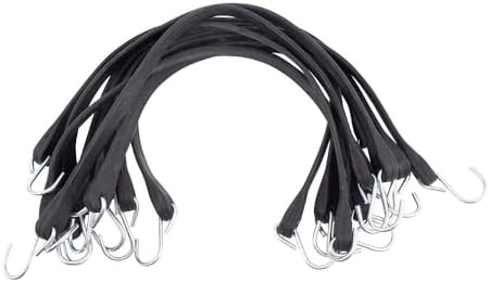 Mytee Products 41" EPDM Tarp Bungee Straps w/Crimped Hooks -50 Pack by MyteeProducts