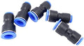 Push to Connect Fitting 1/2" x 5/16" Tube OD, Straight Union by IVLPHA