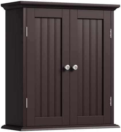 ChooChoo Bathroom Wall Cabinet with 2 Doors, Over The Toilet by ChooChoo