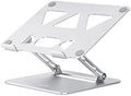 Aoviho Adjustable Laptop Stand for Desk,Portable Laptop Stand Holder and Riser,Foldable Aluminum Notebook Computer Stands for MacBook Air Pro HP Lenovo Dell Samsung Chromebook, 10-15.6 inch, Silver by Aoviho