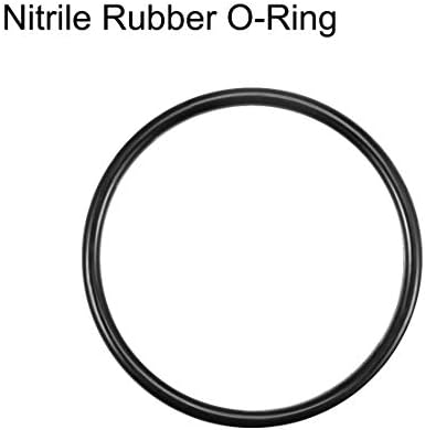 uxcell Nitrile Rubber O-Rings 62mm OD 55mm ID 3.5mm Width, Metric Nitrile Rubber Sealing Gasket, Pack of 1 - Image 2