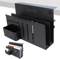 LUKETURE Desk Side Storage, 2 Tie Laptop Holder No Drill Clamp On Organizer by LUKETURE