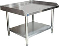 Stainless Steel Equipment Grill Stand with Adjustable Undershelf | Heavy Duty 18-Gauge Top | NSF Certified for Commercial Kitchen, Utility, and Foodservice (24" x 36") by ExpressKitchQuip