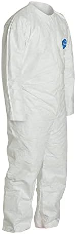 DuPont Tyvek 400 TY120S Disposable Protective Coverall, White, Medium (Pack of 25) - Image 3