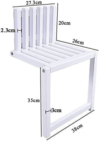 Foldable Wall Mounted Bench with 150kg Capacity for Entryway Bathroom or Living Room Stylish Hollow Design Perfect for Small Spaces - Image 2
