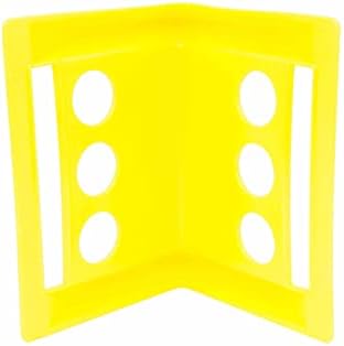 Mytee Products Corner Protector & Tarps Bungee Straps Kit - 20 Pack Yellow 4" Corner Protector & 50 Pack 21" EPDM Tarp Bungee Straps with Carrying Bag - Image 4