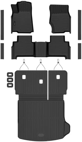 AUXKO Floor+Cargo+Backrest Mat Door Sill for Jeep Grand Cherokee 2022-2026 - Image 2