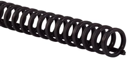 GBC Binding Spines / Spirals / Coils, 1/2" Diameter, 85 Sheet Capacity, ProClick, Black, 25 Pack (2515660) by GBC
