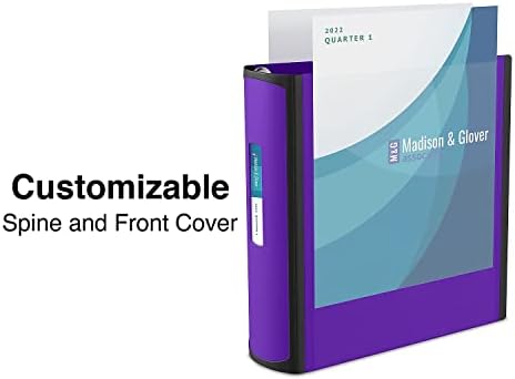 Staples Better 2-Inch 3-Ring Binder, Purple, Heavy-Duty - Image 3