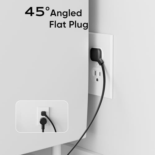 Desk Clamp Power Strip, 4 AC Outlets 4 USB Ports, Fit 1.7'' Tabletop Edge - Image 6