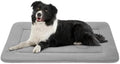 Dog Bed, 36 in Non-Slip Mattress, Soft Fleece Plush Material, Washable, for Medium/Large Dogs, Cat Bed Kennel Pad, Clay Gray by JoicyCoDogBeds