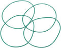 4pcs Fluorine Rubber O-Rings 125mm OD 120mm ID 2.5mm Width by Unknown