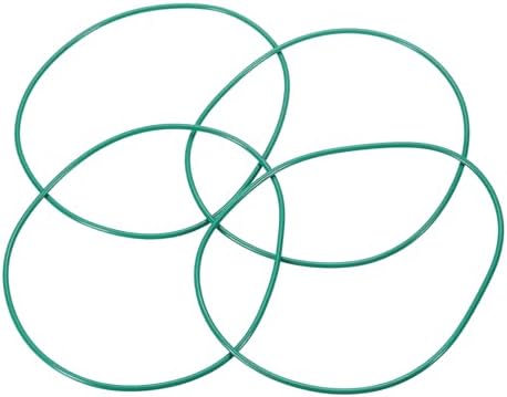 4pcs Fluorine Rubber O-Rings 125mm OD 120mm ID 2.5mm Width by Unknown
