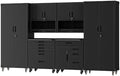 6-Piece Garage Storage Cabinets System Heavy Duty Workshop Set by FLIXELIO