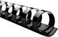 GBC Binding Spines/Spirals/Coils, 3/8" Diameter, 55 Sheet Capacity, CombBind, Black, 25 Pack (4090022) by GBC