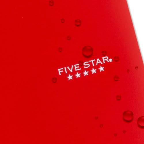 Five Star Spiral Notebook Plus Study App, 1 Subject, College Ruled Paper, 100 Sheets, 8-1/2" x 11", Fire Red (72053) - Image 5
