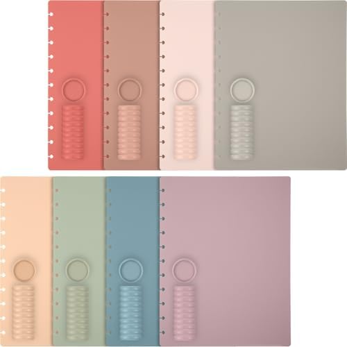 Fuutreo 8 Set Discbound Notebook Cover and Disc Set, Vintage Color by Fuutreo