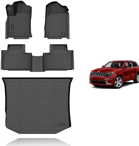 KELCSEECS Floor Matsfor Jeep Grand Cherokee 2016-2021/WK 2022-2023(Non L) by KELCSEECS