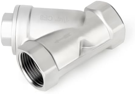 TAISHER 1Pcs 304 Stainless Steel 1-1/4" BSP Female WYE Y Strainer Mesh Filter Valve CF8 WOG 800 - Image 3
