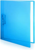 CRANBURY Punchless Clamp Binder, Ringless 8.5x11 Folder, Blue by CRANBURY