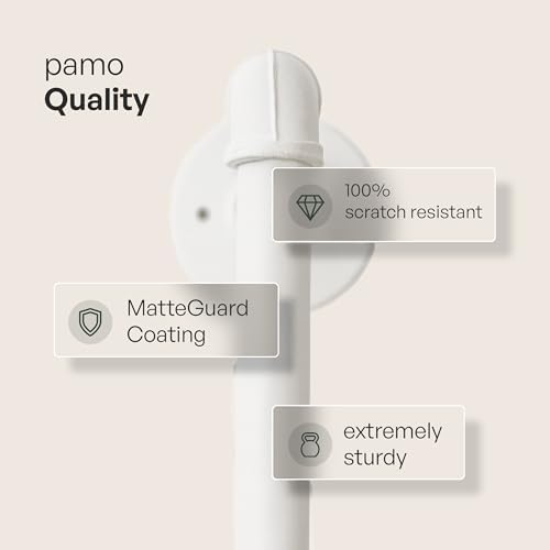 pamo White Clothing Rack Wall Mounted – 117" W × 87" H, 750 lbs - Image 3