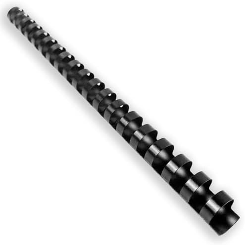 HOUYEE 100 Pack 5/8 Inch Plastic Binding Combs Spines, 19 Rings, Black by HOUYEE
