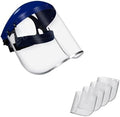 Blue Eagle Face Shield Bundle with 4 Polycarbonate Visors by BlueEagle